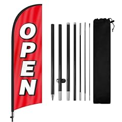 Open feather flag for sale  Delivered anywhere in USA 