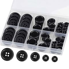 100pcs boutons noirs d'occasion  Livré partout en France