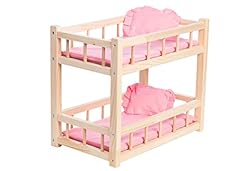 Used, WOODTASTIC Wooden Bunk Bed for Baby Dolls up to 14-Inches for sale  Delivered anywhere in UK