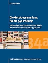 Gesetzessammlung 34a prüfung gebraucht kaufen  Wird an jeden Ort in Deutschland