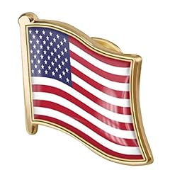 American bandiera pin usato  Spedito ovunque in Italia 