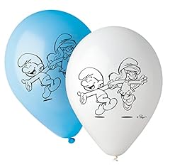 Ballons imprimés schtroumpfs d'occasion  Livré partout en France