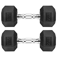 Hex dumbbells rubber for sale  Delivered anywhere in USA 