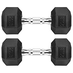 Hex dumbbells rubber for sale  Delivered anywhere in USA 