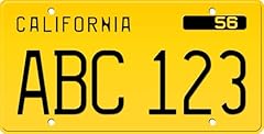 1956 california license for sale  Delivered anywhere in USA 