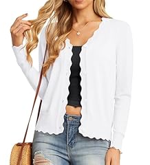 Grecerelle white cardigans for sale  Delivered anywhere in UK