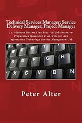 Technical services manager for sale  Delivered anywhere in UK