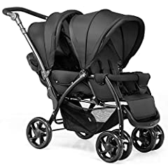 GYMAX Double Seat Stroller with Adjustable Push Handle for sale  Delivered anywhere in Ireland