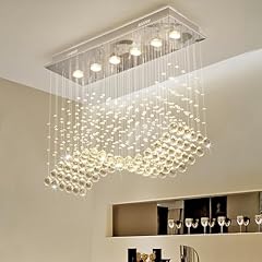 Modern wave chandelier for sale  Delivered anywhere in USA 