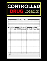 Controlled drug log for sale  Delivered anywhere in USA 