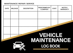Car maintenance log for sale  Delivered anywhere in UK