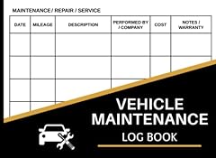 Car maintenance log for sale  Delivered anywhere in UK