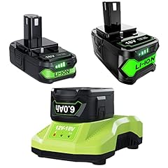 2pack 18v battery for sale  Delivered anywhere in USA 