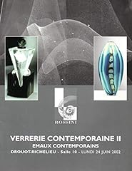Verrerie contemporaine émaux d'occasion  Livré partout en France
