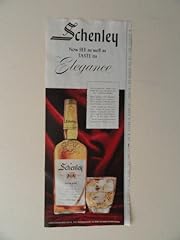 Schenley whiskey. 1956 for sale  Delivered anywhere in USA 