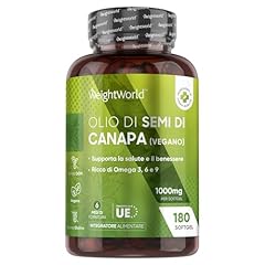 Olio canapa 1000mg usato  Spedito ovunque in Italia 