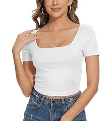 White crop tops for sale  Delivered anywhere in USA 