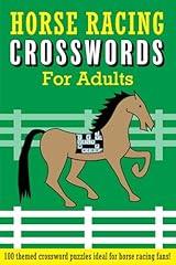 Horse racing crosswords for sale  Delivered anywhere in UK