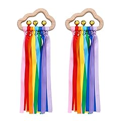 Regenbogen rasselband holz gebraucht kaufen  Wird an jeden Ort in Deutschland