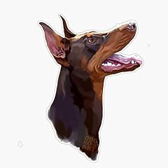 Red doberman portrait for sale  Delivered anywhere in USA 
