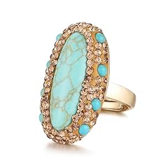 Hzman turquoise ring for sale  Delivered anywhere in USA 