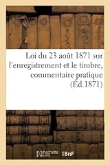 Loi août 1871 d'occasion  Livré partout en France