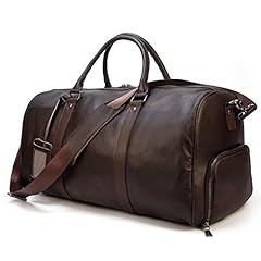 Travel bag leather for sale  Delivered anywhere in UK