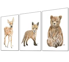 Woodland nursery prints for sale  Delivered anywhere in USA 