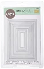 Sizzix framelits rectangles for sale  Delivered anywhere in UK