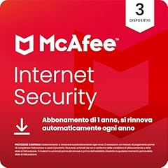 Mcafee internet security usato  Spedito ovunque in Italia 