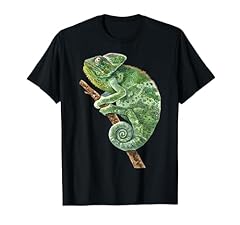 Watercolor chameleon maglietta usato  Spedito ovunque in Italia 