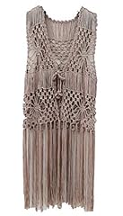 Sleeveless long fringe for sale  Delivered anywhere in USA 
