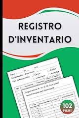 Registro inventario organizzaz usato  Spedito ovunque in Italia 