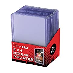 Ultra Pro 25 3 X 4 Top Loader Card Holder for Baseball, for sale  Delivered anywhere in USA 