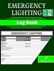 Emergency lighting log for sale  Delivered anywhere in UK