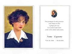 Ricordini funebri personalizza usato  Spedito ovunque in Italia 