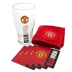 Manchester united glass for sale  Delivered anywhere in UK