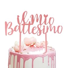 Cake topper battesimo usato  Spedito ovunque in Italia 