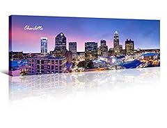 Charlotte skyline wall for sale  Delivered anywhere in USA 