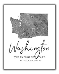 Washington state map for sale  Delivered anywhere in USA 