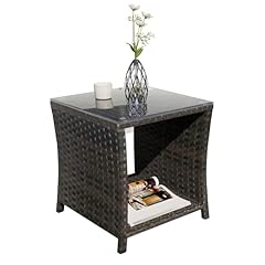 Outdoor wicker glass for sale  Delivered anywhere in USA 