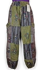 Patchwork cotton trousers for sale  Delivered anywhere in UK