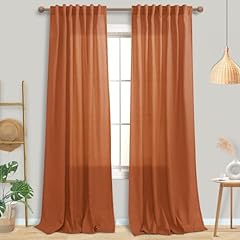 Boho curtains burnt for sale  Delivered anywhere in UK