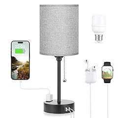Grey nightstand lamps for sale  Delivered anywhere in USA 