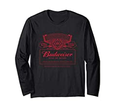 Budweiser label long for sale  Delivered anywhere in USA 