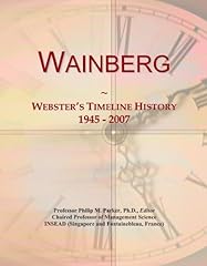 Wainberg webster timeline for sale  Delivered anywhere in USA 