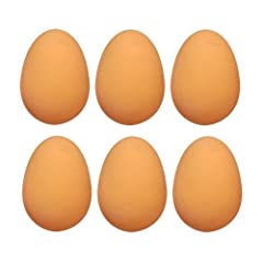 Henbrandt 12 x Bouncy Eggs Rubber Balls - Fake Eggs for sale  Delivered anywhere in UK