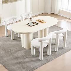 Chummaven boucle dining for sale  Delivered anywhere in UK