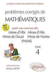 Problemes corriges mathematiqu d'occasion  Livré partout en France
