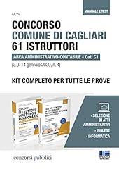 Concorso comune cagliari usato  Spedito ovunque in Italia 